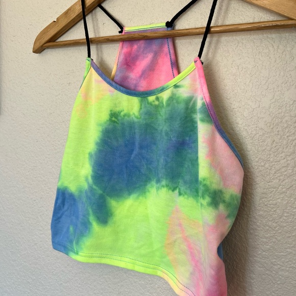 Zaful | Tie-Dye Crop Tank and Shorts Set - Picture 9 of 14